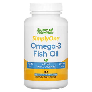 Super Nutrition, 오메가3 피쉬 오일, Vivomega 트리글리세리드, 1,000mg, 피쉬 소프트젤 90정