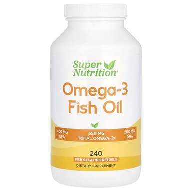 Super Nutrition, 오메가3 피쉬 오일, Vivomega 트리글리세리드, 1,000mg, 피쉬 소프트젤 240정